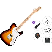 Fender Squier Affinity Series Telecaster Thinline MN Premium SET 3-Color Sunburst Elektricna gitara