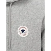 Pulover Converse moški, siva barva, s kapuco, CVM5K981