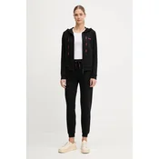 Hlače HUGO črna barva, 50556326