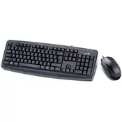 GENIUS USB tastatura i miš US KM-130 crna