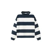 MANGO KIDS Majica temno modra/bela