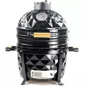 Keramični žar Kamado Pro 15” All In Set - črn