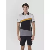 KOROSHI Majica  gorčica / siva / črna / off-bela
