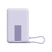 Xiaomi Magnetni Power Bank 10000mAh s stojalom, indikator baterije, 33W izhod, vijola
