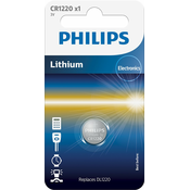 Philips CR1220/00B - Litijeva baterija gumbasta CR1220 MINICELLS 3V