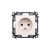 LEGRAND VALENA LIFE Enojna vtičnica z/brez 2P+Z z roletami kremne barve 753280