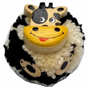 Dvěděti 2Kids Toys Leseni magnet Velika krava Pompon