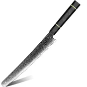 Damaskus kuhinjski nož Tsuriko - Kruh / Črna KP37453