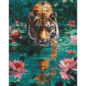 Rayher. Diamantni mozaik, A tiger on the hunt