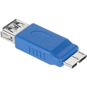 Cabletech USB adapter 2.0 (A) F. - 3.0 mikro (B) M., CC-191