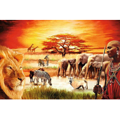 Ravensburger Puzzle Savana - ponosni Maasai 3000 kosov