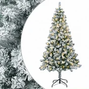 Vidaxl Umetno Zložljivo Božično Drevo 180 cm 300 LED Toplo bela