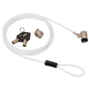 LINDY Peripheral And Notebook Security Cable - Barrel Key Lock bijela