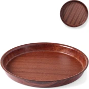 Hendi Lesena natakarski pladenj z robom - okrogel premer 32 cm