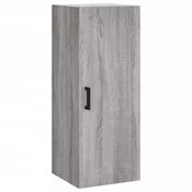 MAISON CHIC Stenska omarica - Zidna omarica siva sonoma 34,5x34x90 cm iu124, (22062919)
