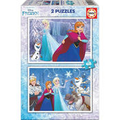 Frozen Disney puzzle 2x48pz