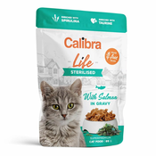 Calibra Cat Life Sterilised Losos v omaki 85 g