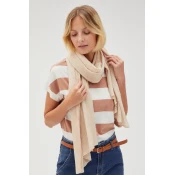 Marisse Womens Scarf L-Sz-4618 L.Beige