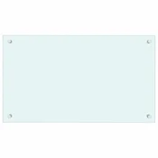 Kuhinjske zaštite od prskanja 2 kom bijele 70 x 40 cm staklene