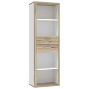 Xora REGAL 65,5/198,3/41,3 cm bela, hrast