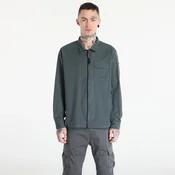 Srajca C.P. Company Organic Gabardine Zipped Lens Overshirt Gunmetal Grey S