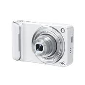 INF Digitalni fotoaparat s 6x optičnim zoomom - HD selfie mini kamera z zaslonom na dotik White, (5000130463)
