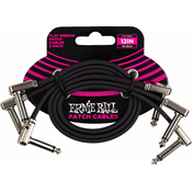 Ernie Ball 6222 12 Flat Ribbon Patch Cable 3-Pack
