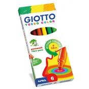 GIOTTO Turbo Color flomasteri, 2,8 mm, 6 komada 4150 00