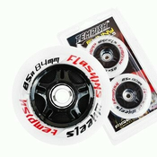 Kolesa za inline hokej Tempish Flashing 84 mm 85A 2-Pack rdeča