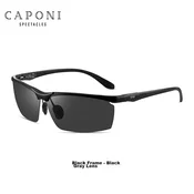 Caponi Unisex naočare za sunce, Crne
