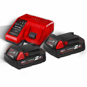 MILWAUKEE M18 NRG-202 Set 2x akumulator in polnilnik M18 - Aku orodje - Milwaukee
