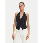 Fracomina Telovnik FR25SJ5002W761D4 Mornarsko modra Slim Fit