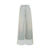 ADIDAS ORIGINALS Kavbojke VINTAGE WIDE LEG svetlo modra