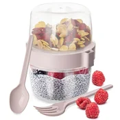 shumee Lunchbox Posoda za jogurt, müslije, sadje, solato + jedilni pribor 370 ml