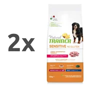 Natural Trainer Sensitive No Gluten Adult Medim/Maxi - kunec 2 x 12 kg