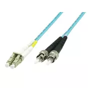 MicroConnect Patch Kabel - LC/UPC-ST/UPC 5m OM3 Optični, Moder