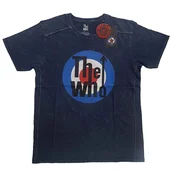 The Who Target Logo (Wash Collection) Navy Blue XL Majica