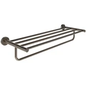 Ravak X07P1331 - Stenski obešalnik za brisače KONA 60 cm brušen grafit
