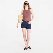 Majica s tankom Calvin Klein Jeans Sl 2X2 Baby Rib Logo Crew Tank Sierra Brown XS