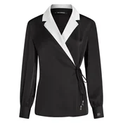 Karl Lagerfeld Bluza črna/bela
