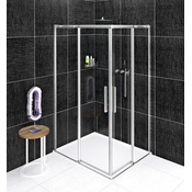 Pravokotni zaslon ALTIS LINE, 900 x 800 mm, L/D različica, kot - Premična - Pravokotna - Antidrop