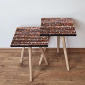 Hanah Home Set klub stocica 2Shp372, 2 komada, Bordo