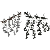 Figurice vitezova sa konjima plastične 5-7cm