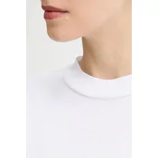 Kratka majica Calvin Klein ženska, bež barva, LV044B206G
