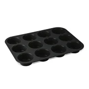 Pekač za 12 mafinov z mikroteksturirano površino Matte Black 55549