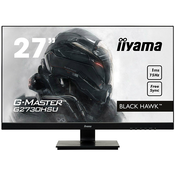 Monitor Iiyama 68,6 cm (27,0") G2730HSU-B1 1920x1080 Gaming 75Hz TN 1ms VGA HDMI DisplayPort 2xUSB2.0 Zvočniki FreeSync BlackHawk