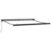 vidaXL vidaXL Senčnik Peščena 400 × 300 cm Poliester in aluminij, (5000249187)