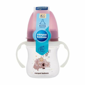 Canpol babies Sleepy Koala Easy Start Anti-Colic Bottle Pink 0m+ otroška steklenička proti krčem 120 ml za otroke
