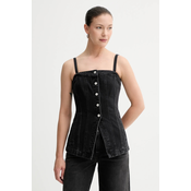 LEVIS ® Top Tailored Bustier  črn denim
