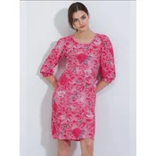 Bigdart Obleka siva/roza/temno roza/bela
